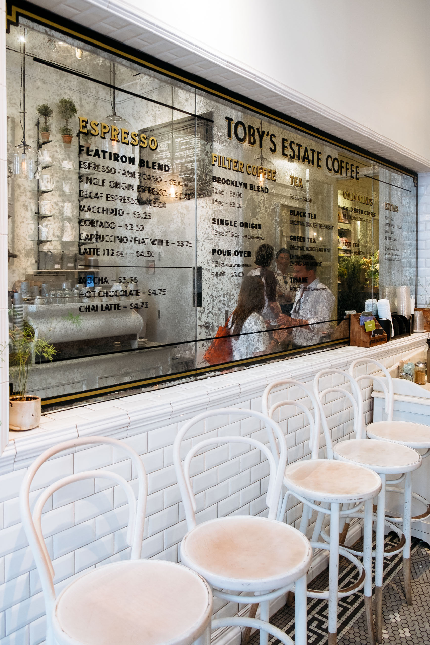 Toby's Estate Espresso bar in Flatiron District New York