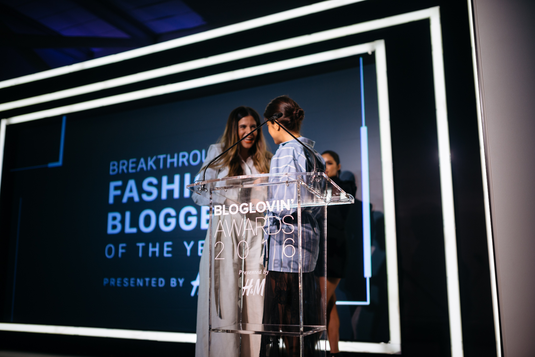 Maristella Gonzalez and Leandra Medine at the Bloglovin Awards 2016