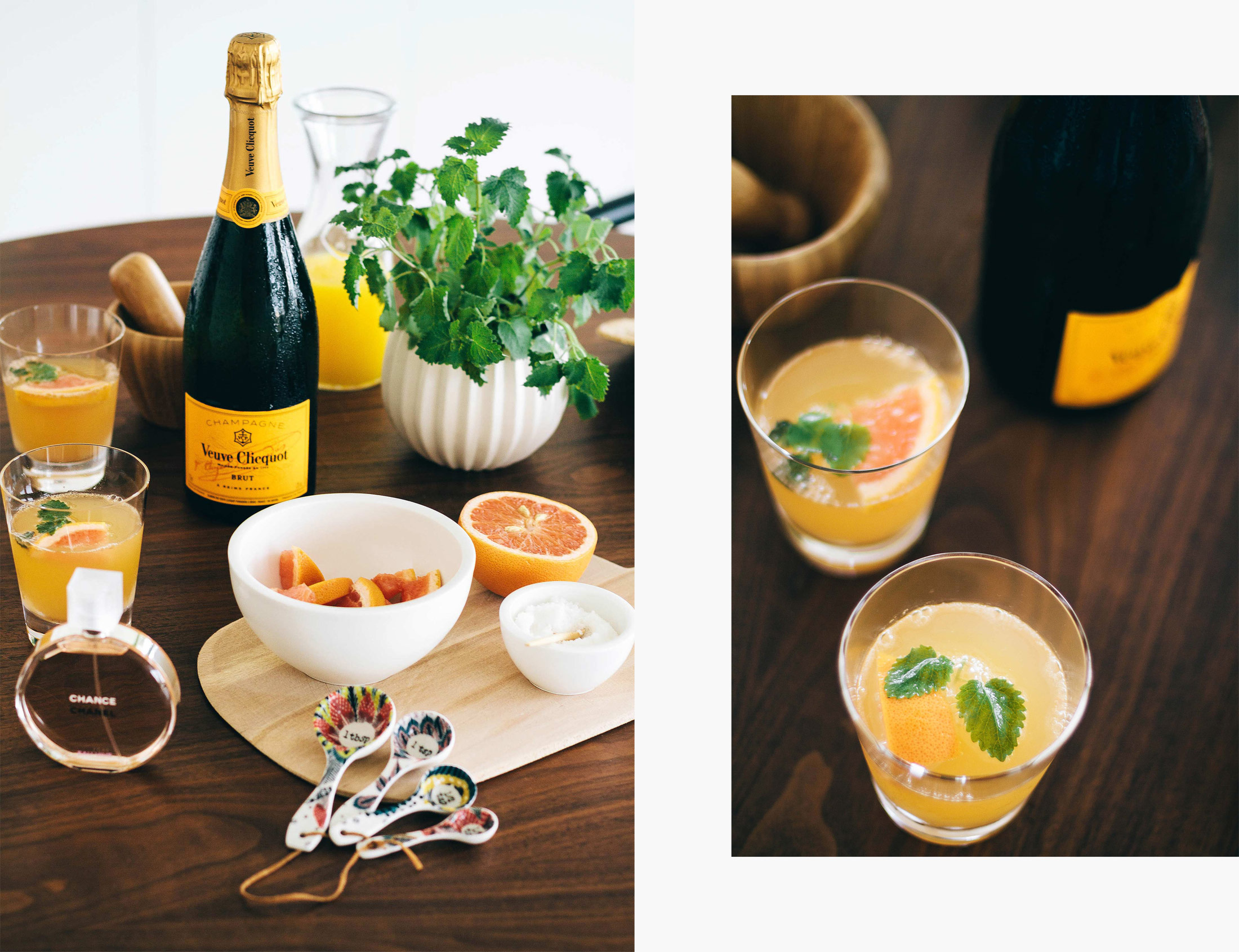 Champagne cocktail ideas