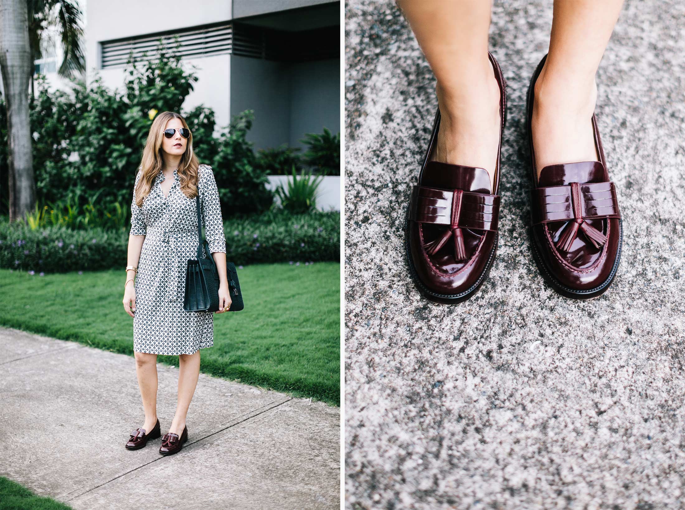 How to make loafers look feminine