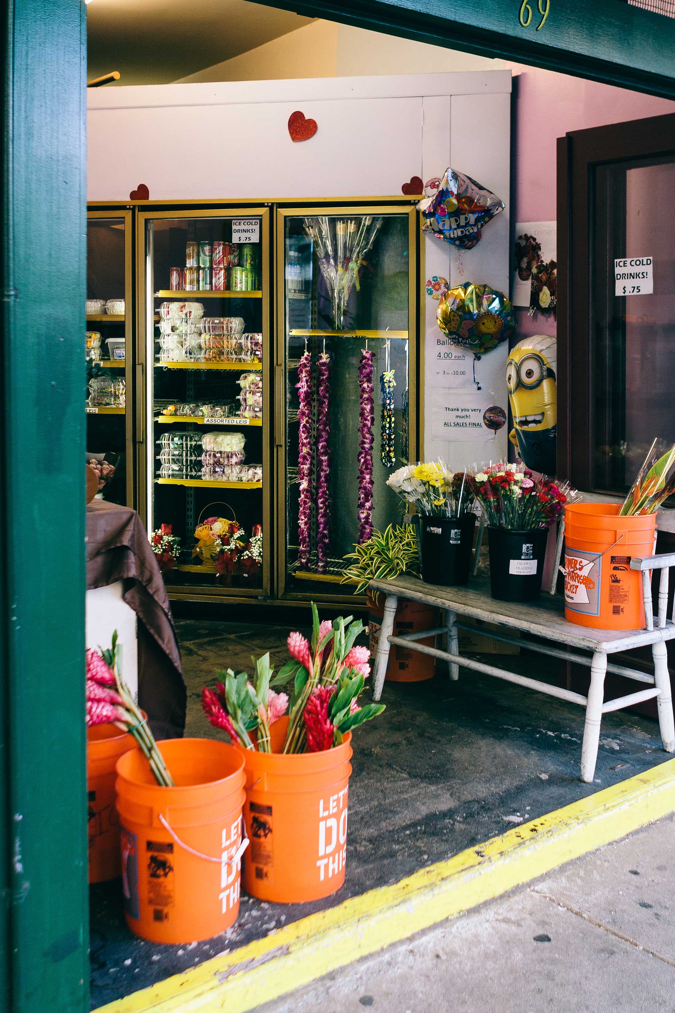 Flower and Lei shop in Honolulu