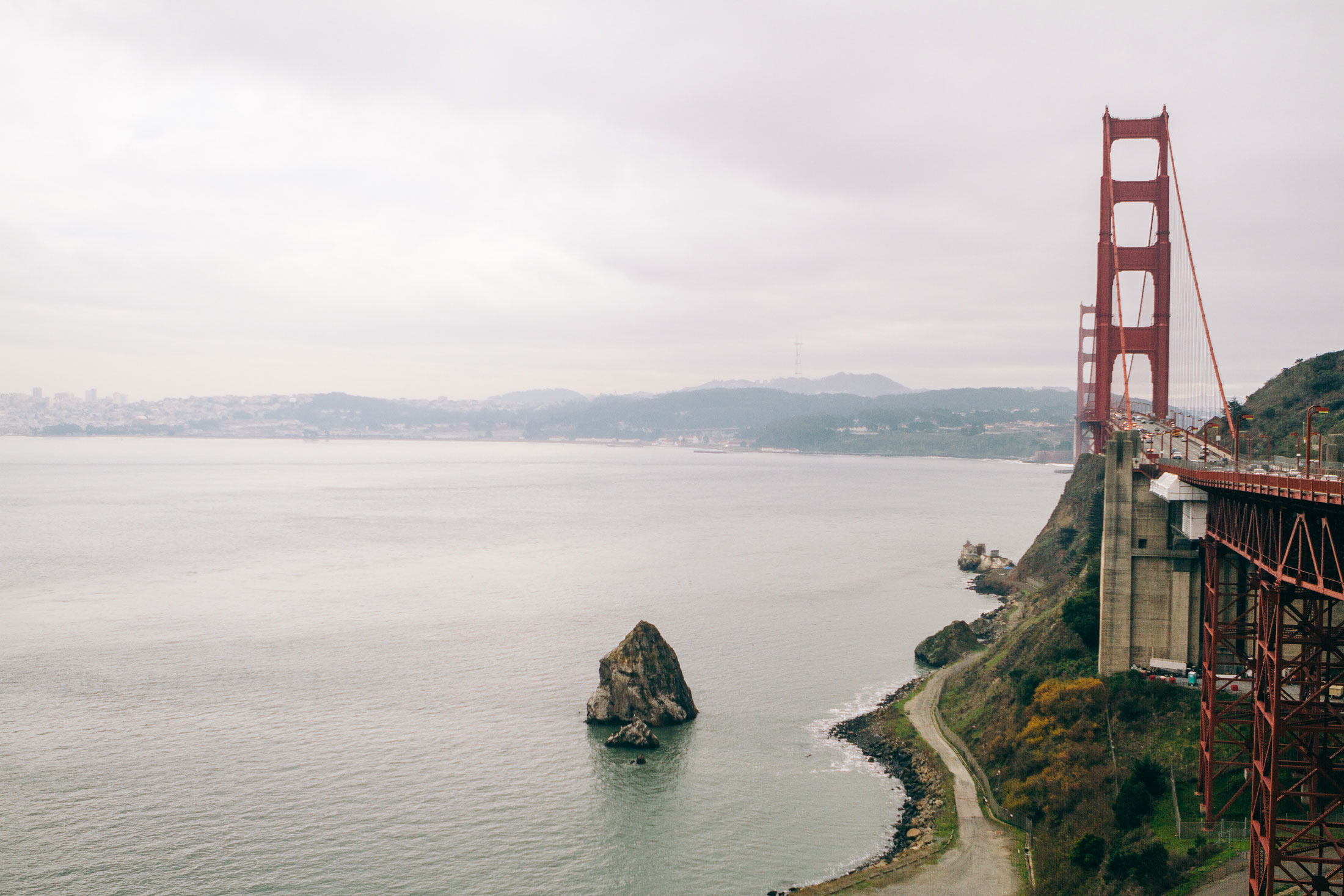 Vista Point view of Golden Gate Bridge