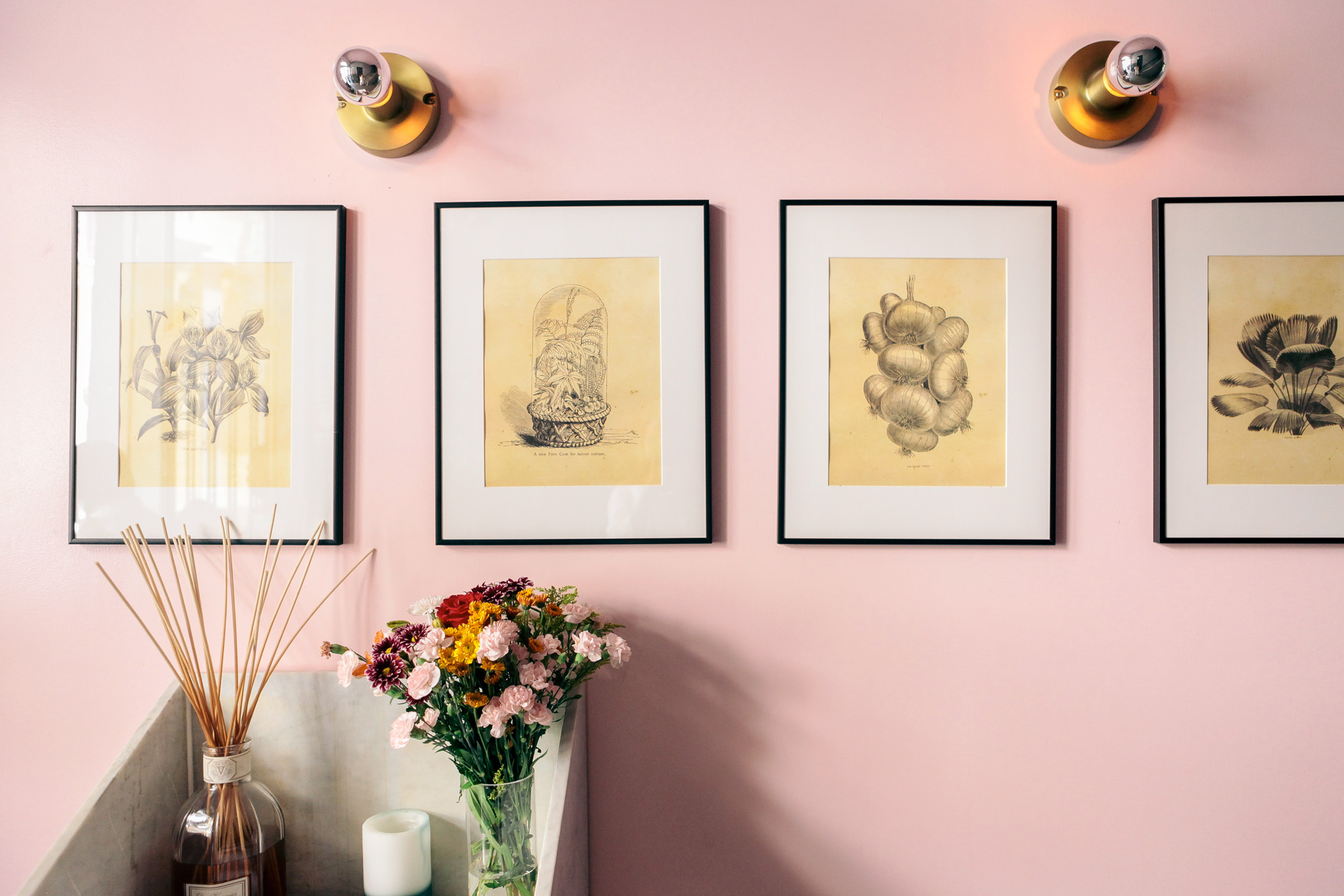 Decorating with vintage illustrations