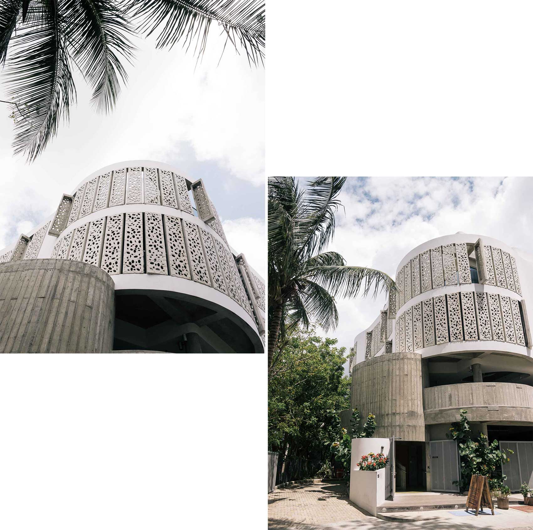 Design and architecture of El Blok hotel in Vieques Island, Puerto Rico