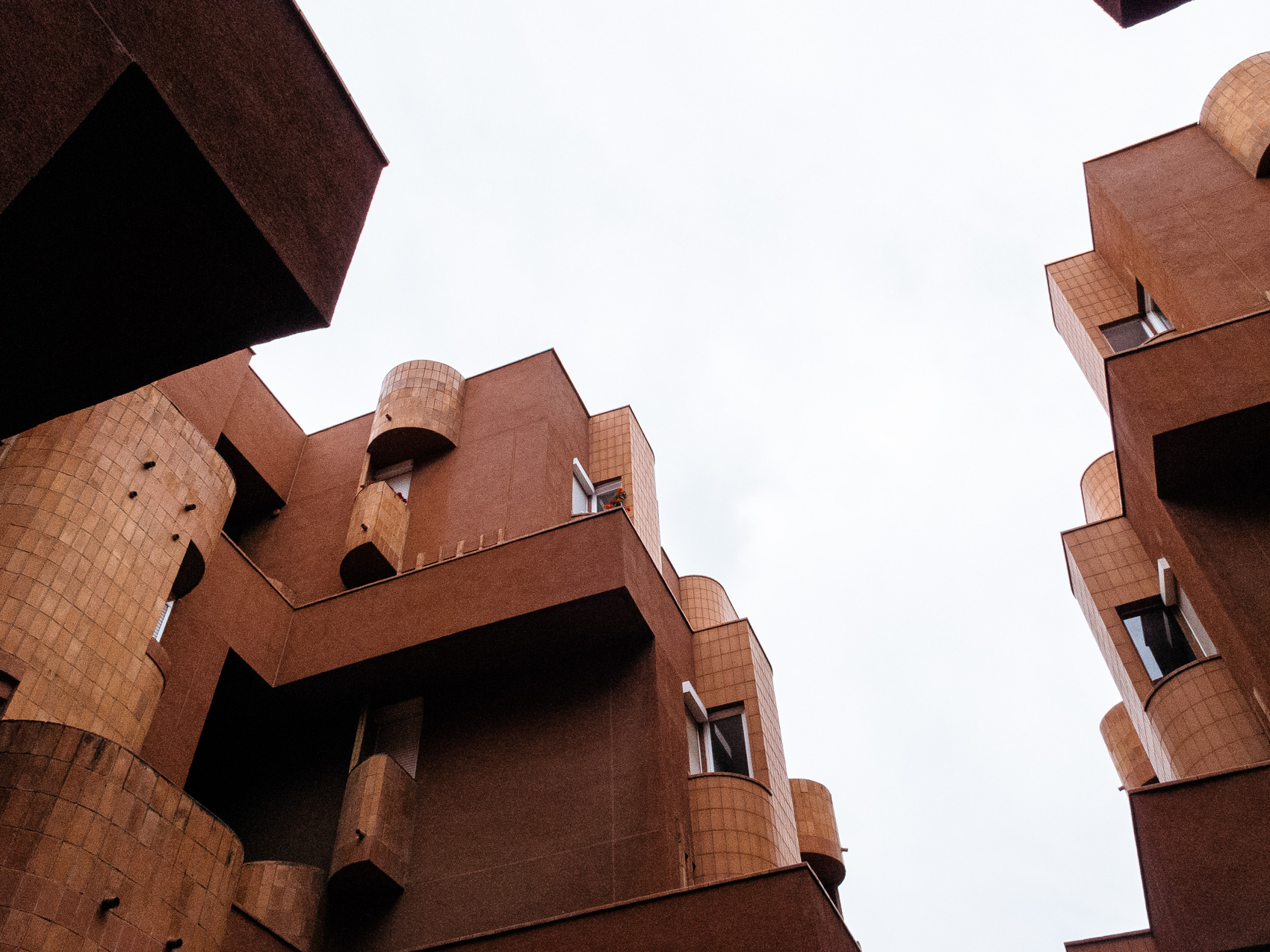 Ricardo Bofill's Walden 7 in the outskirts of Barcelona, Spain