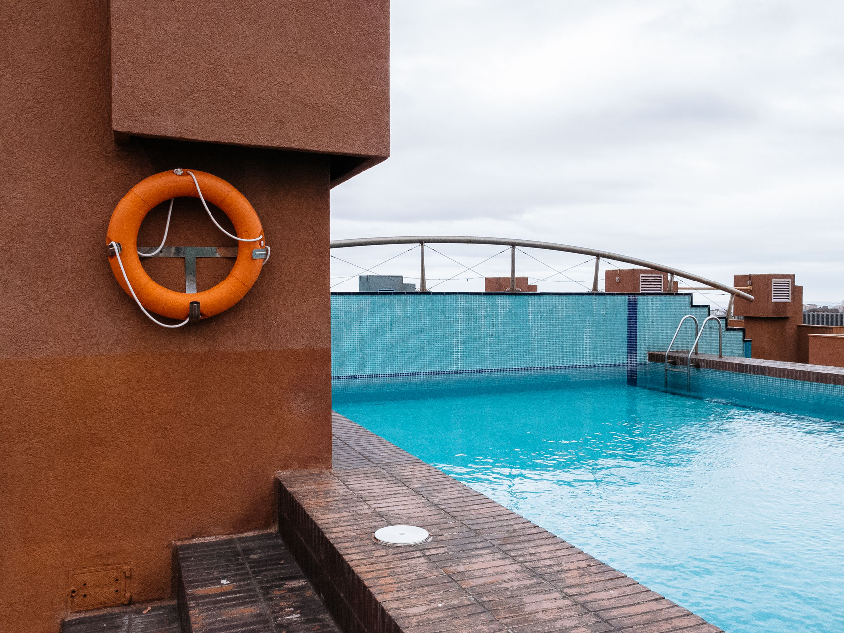 Rooftop pool at Walden 7