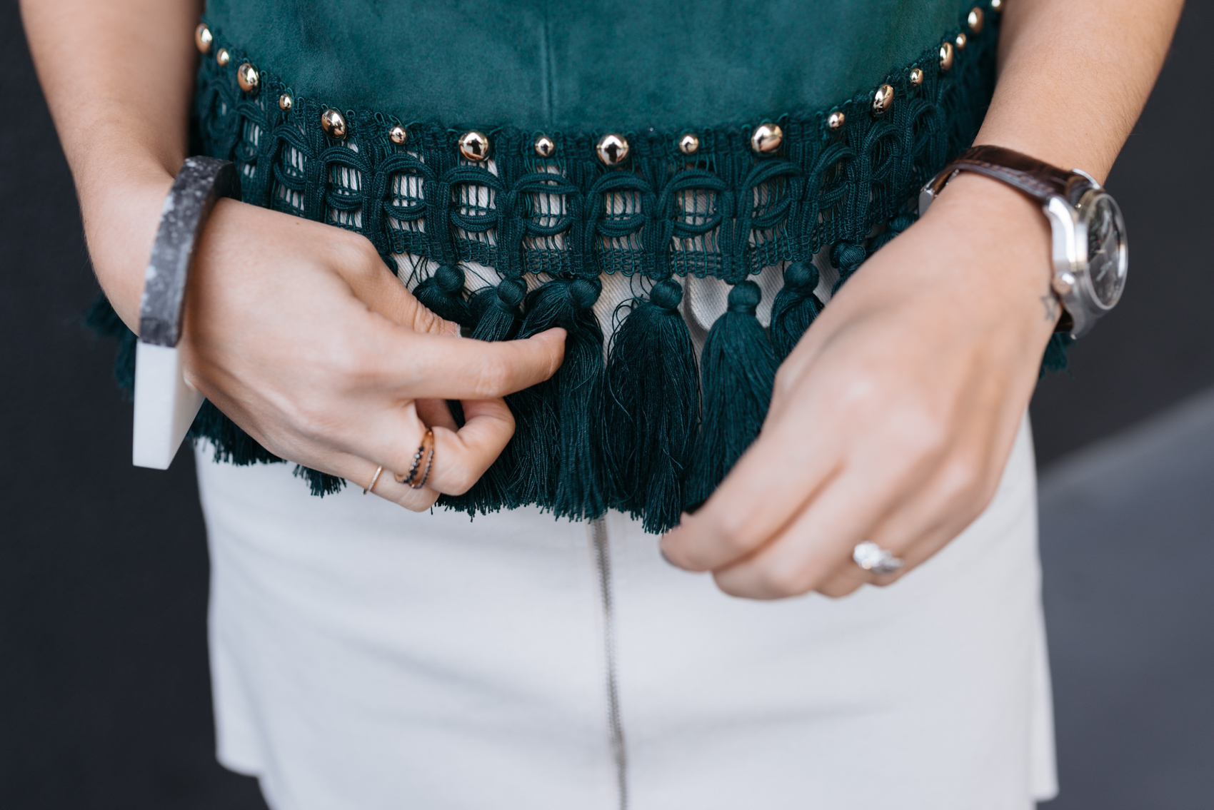 Tassel trend outfit idea by blogger Maristella Gonzalez