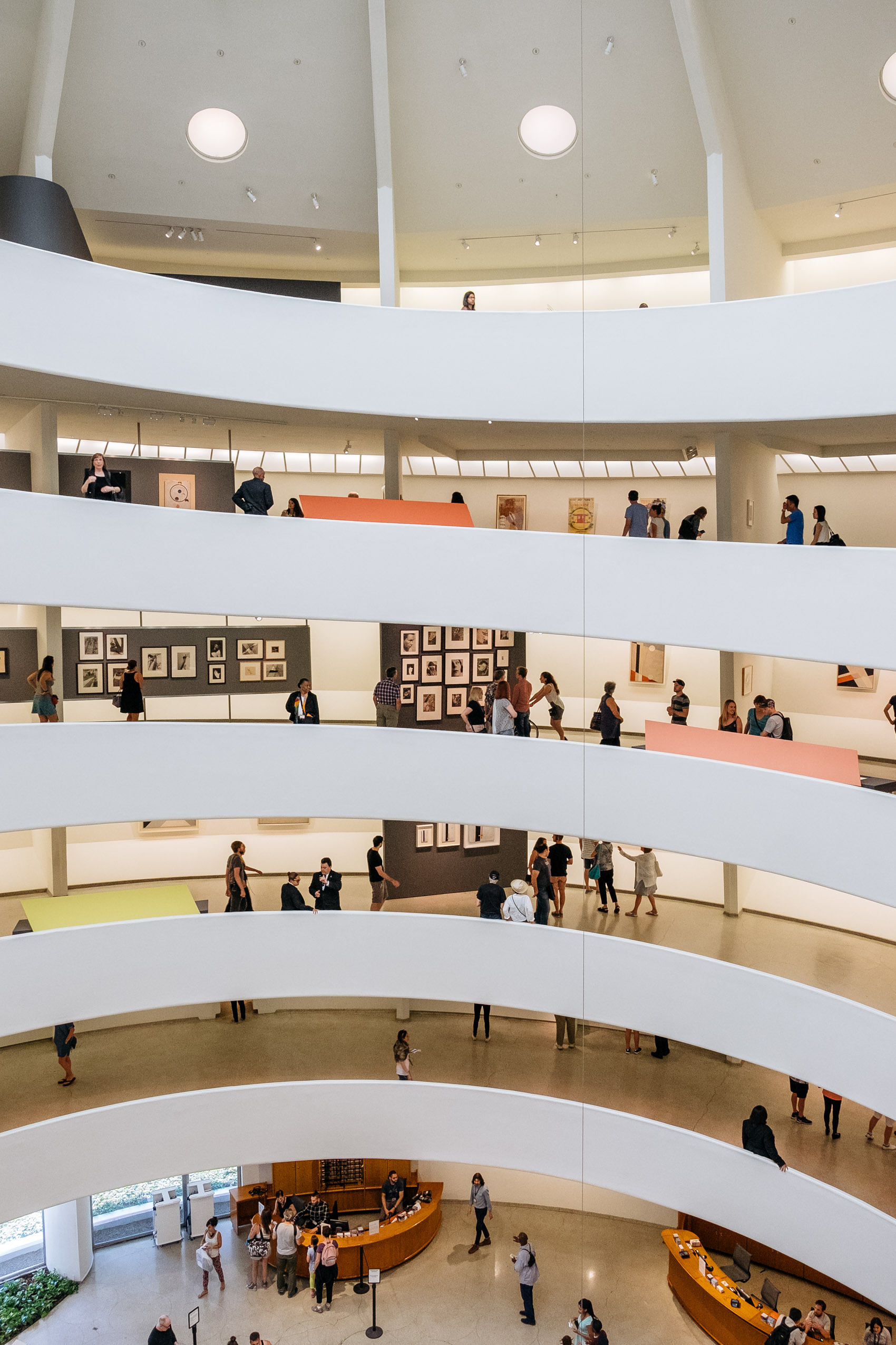 The Guggenheim Museum interior in New York