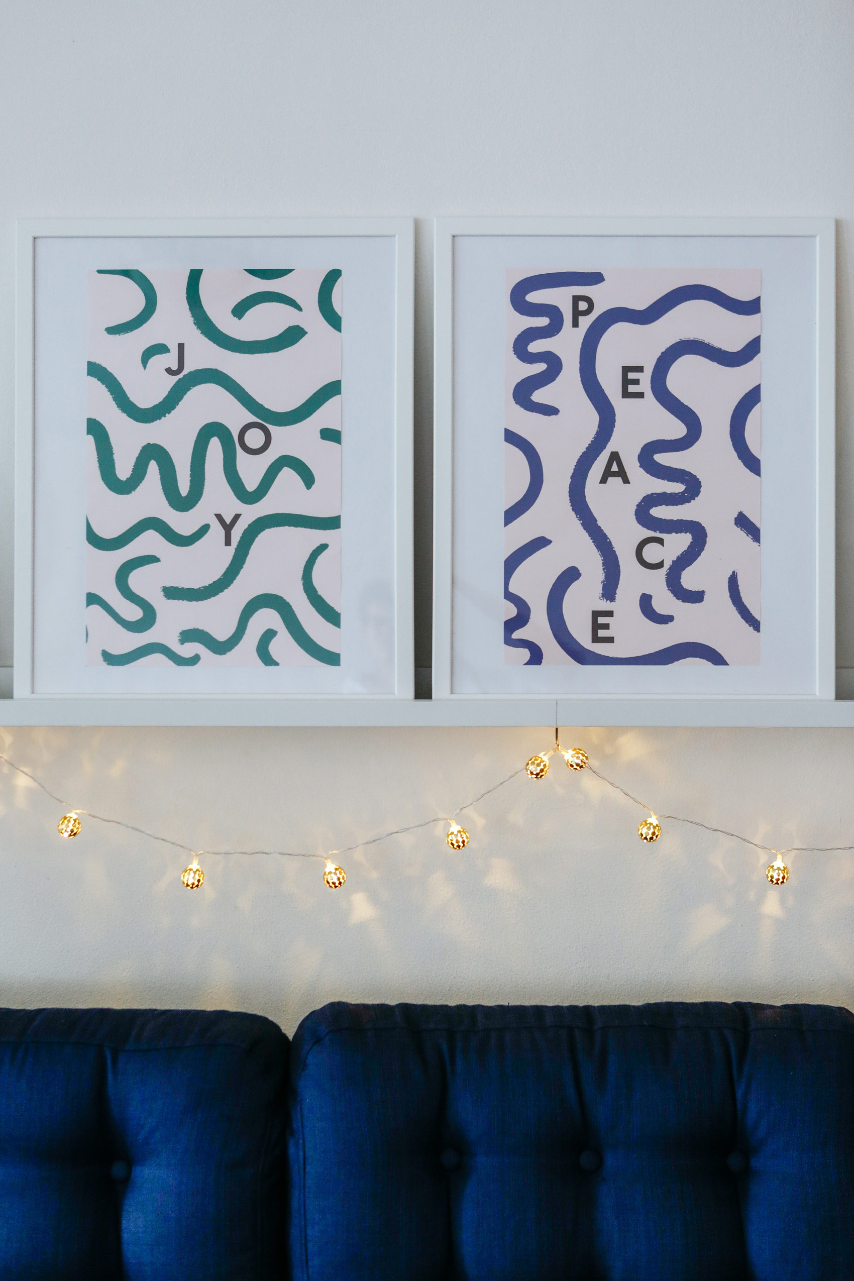 Downloadable artsy posters designed by Maristella Gonzalez for A Constellation