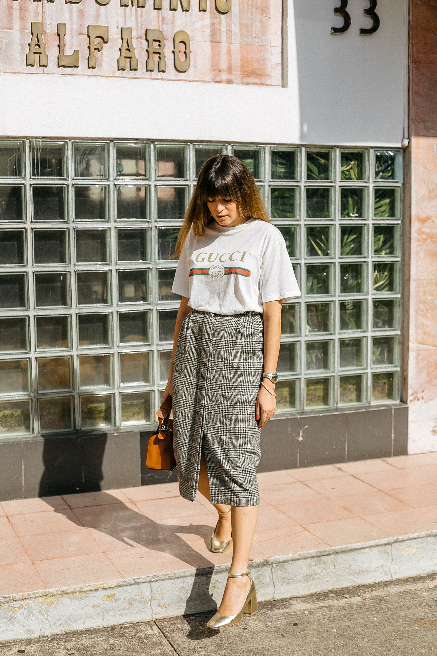 How to update a tweed pencil skirt