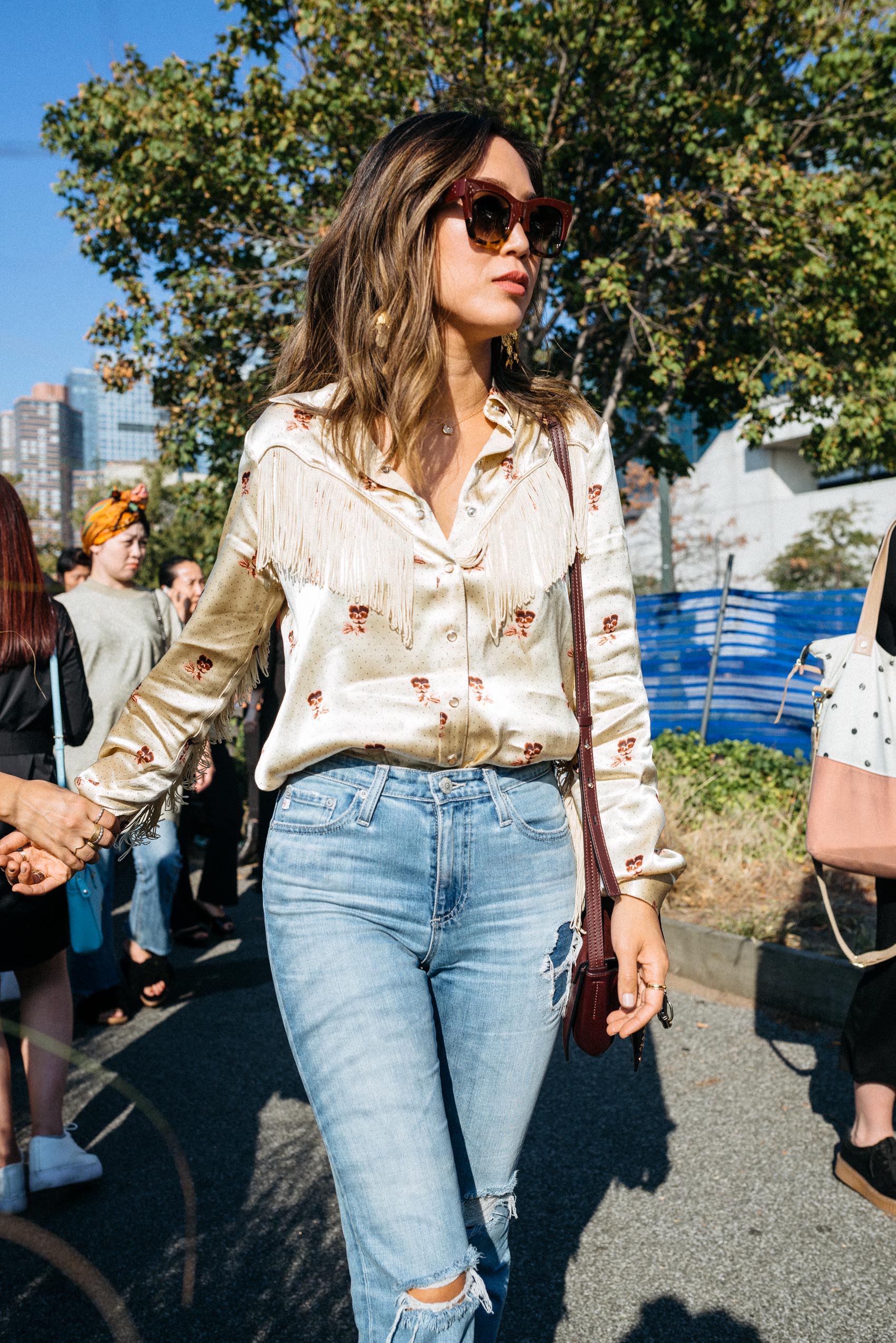 Blogger Aimee Song at New York Fashion Week