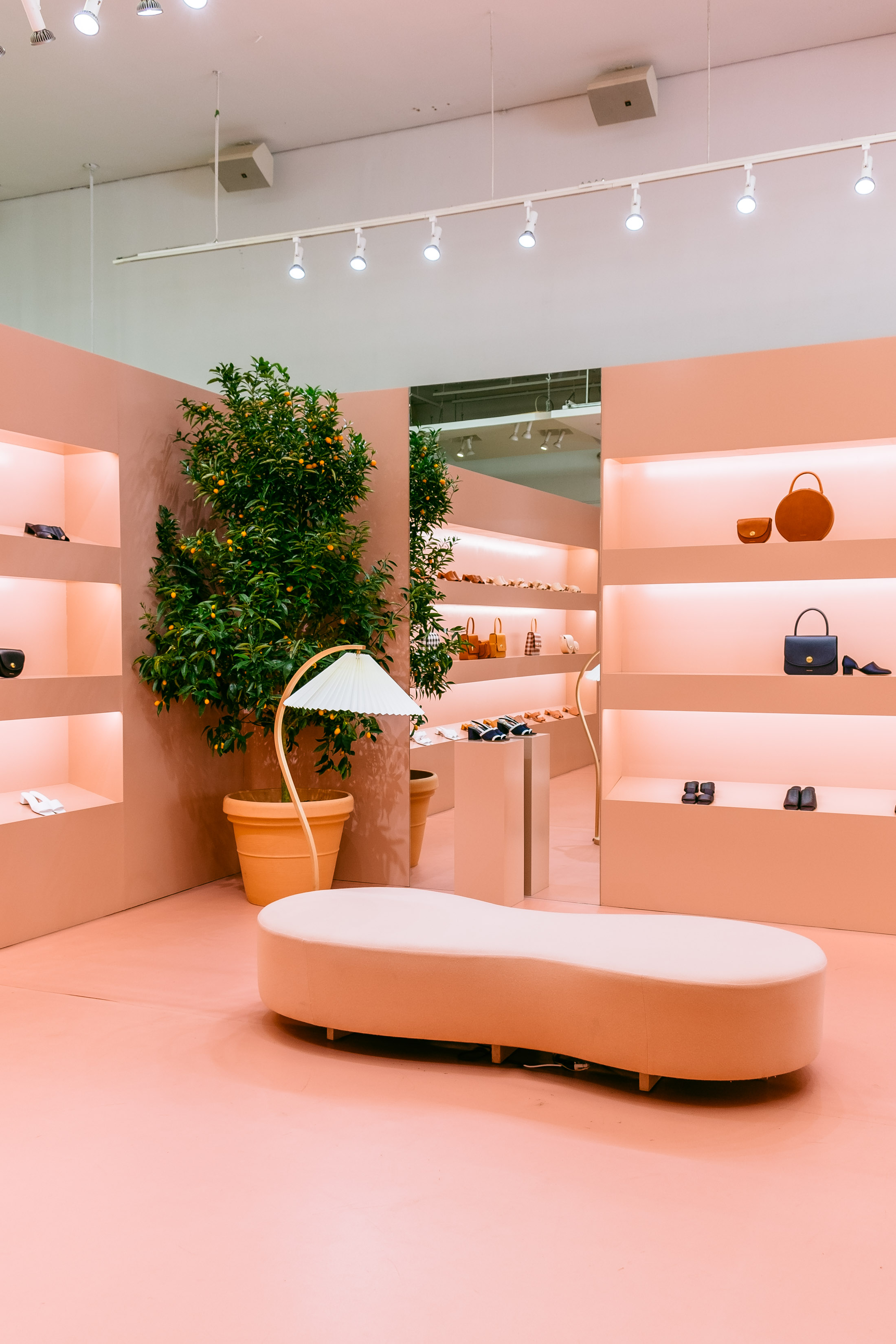 Mansur Gavriel's wall to wall pink interiors in Soho