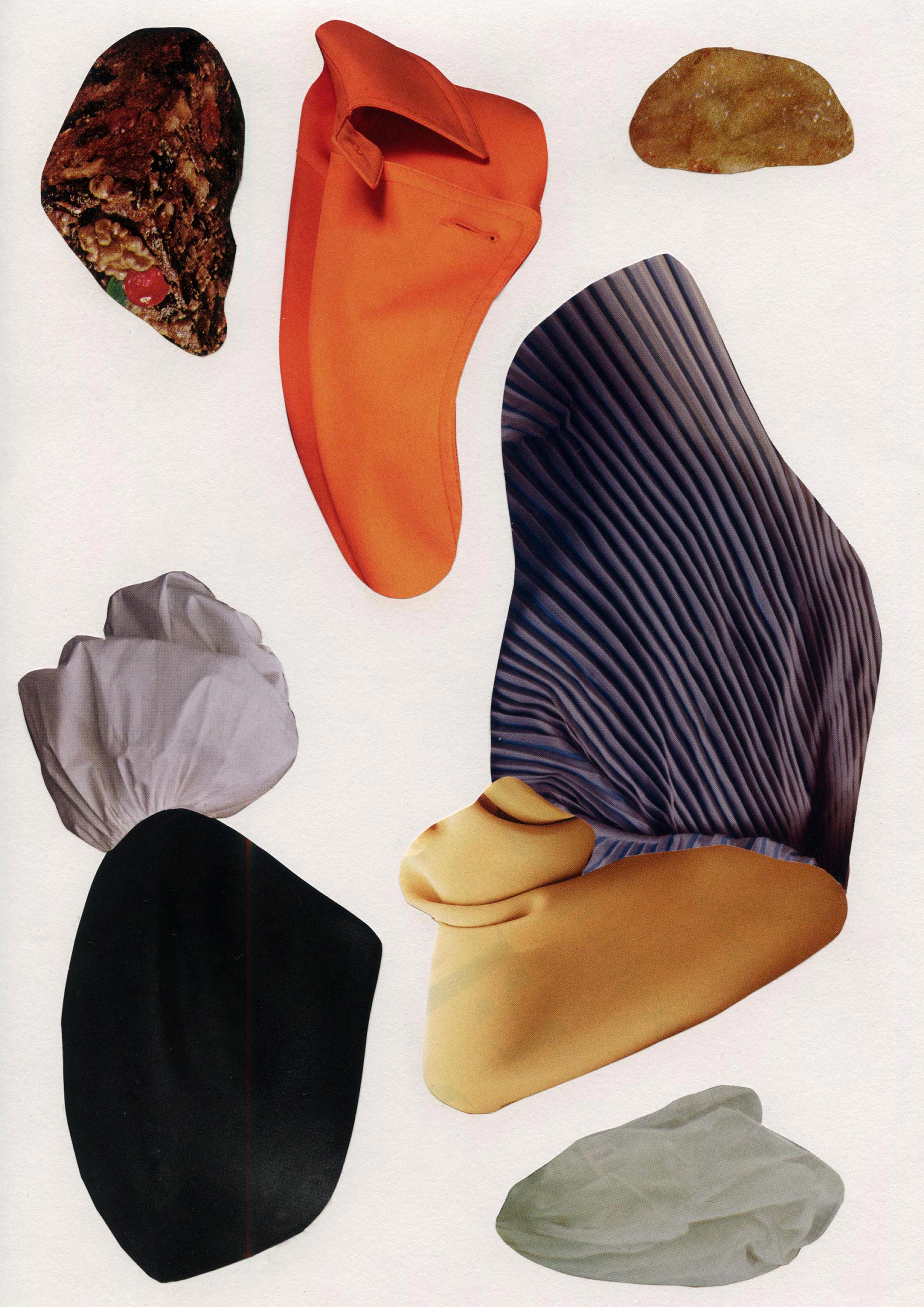 Minimalist abstract collage by Maristella Gonzalez