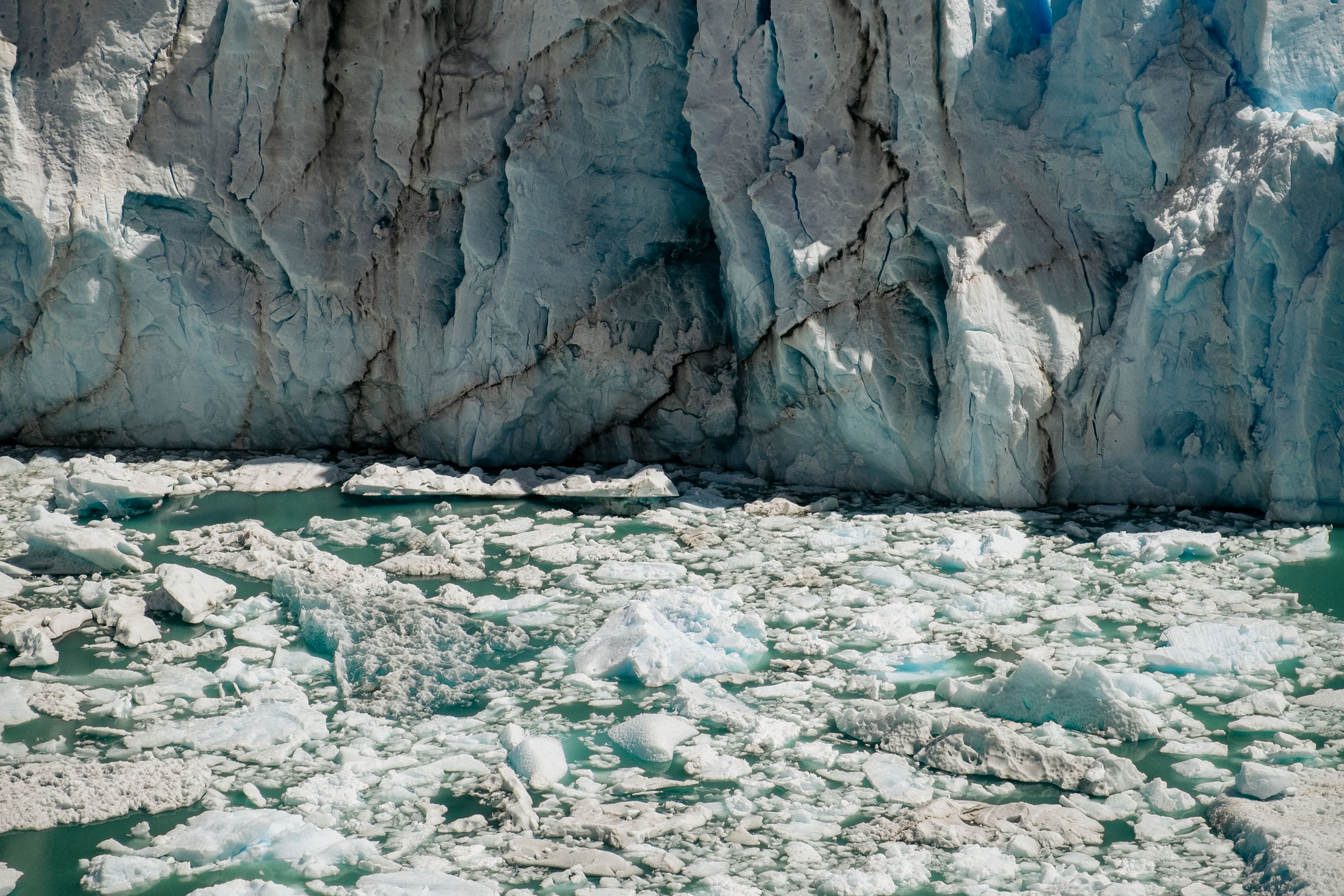 Ice texture of the Perito Moreno by Maristella Gonzalez