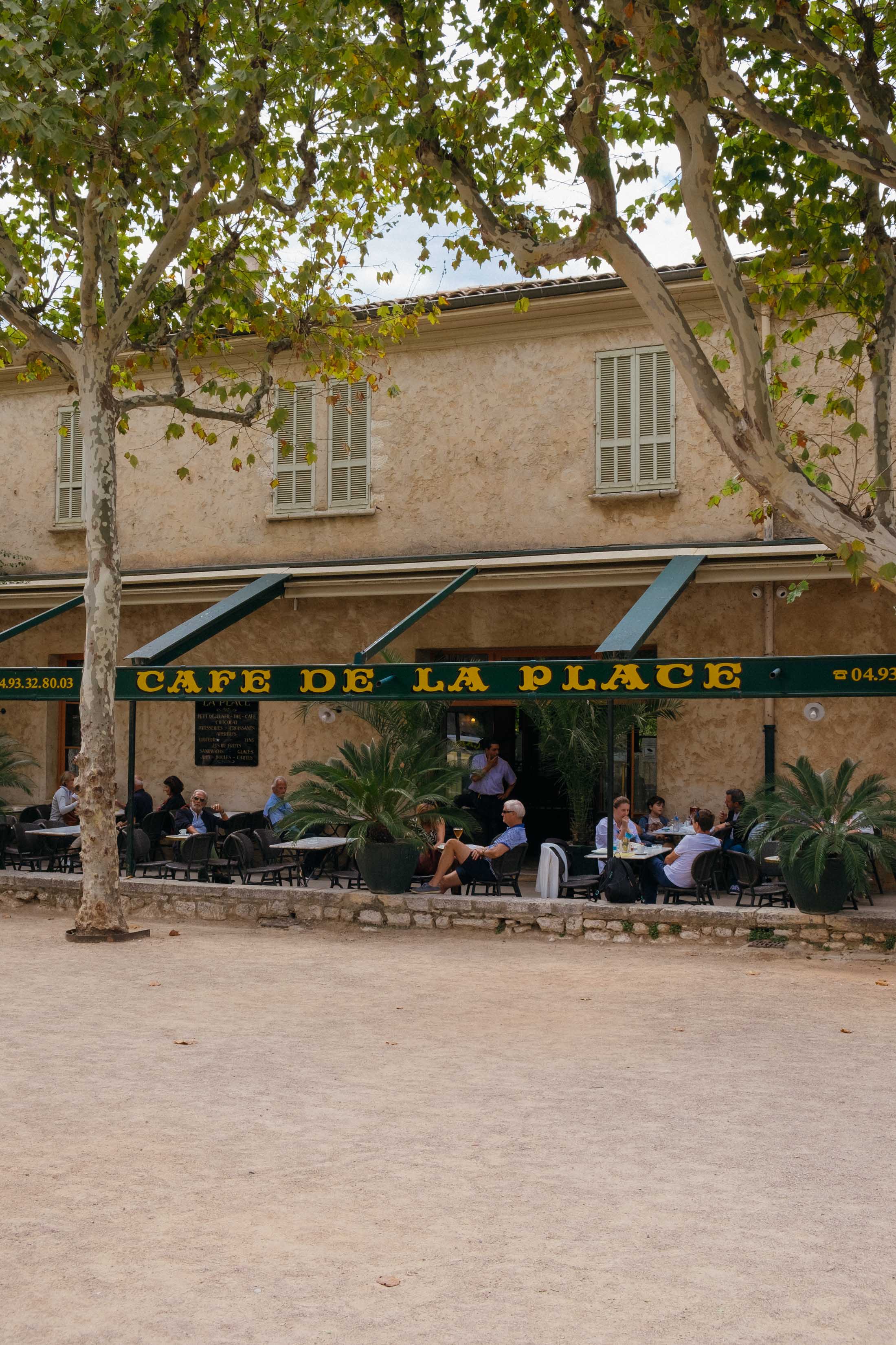 Cafe de la Place in Saint Paul de Vence
