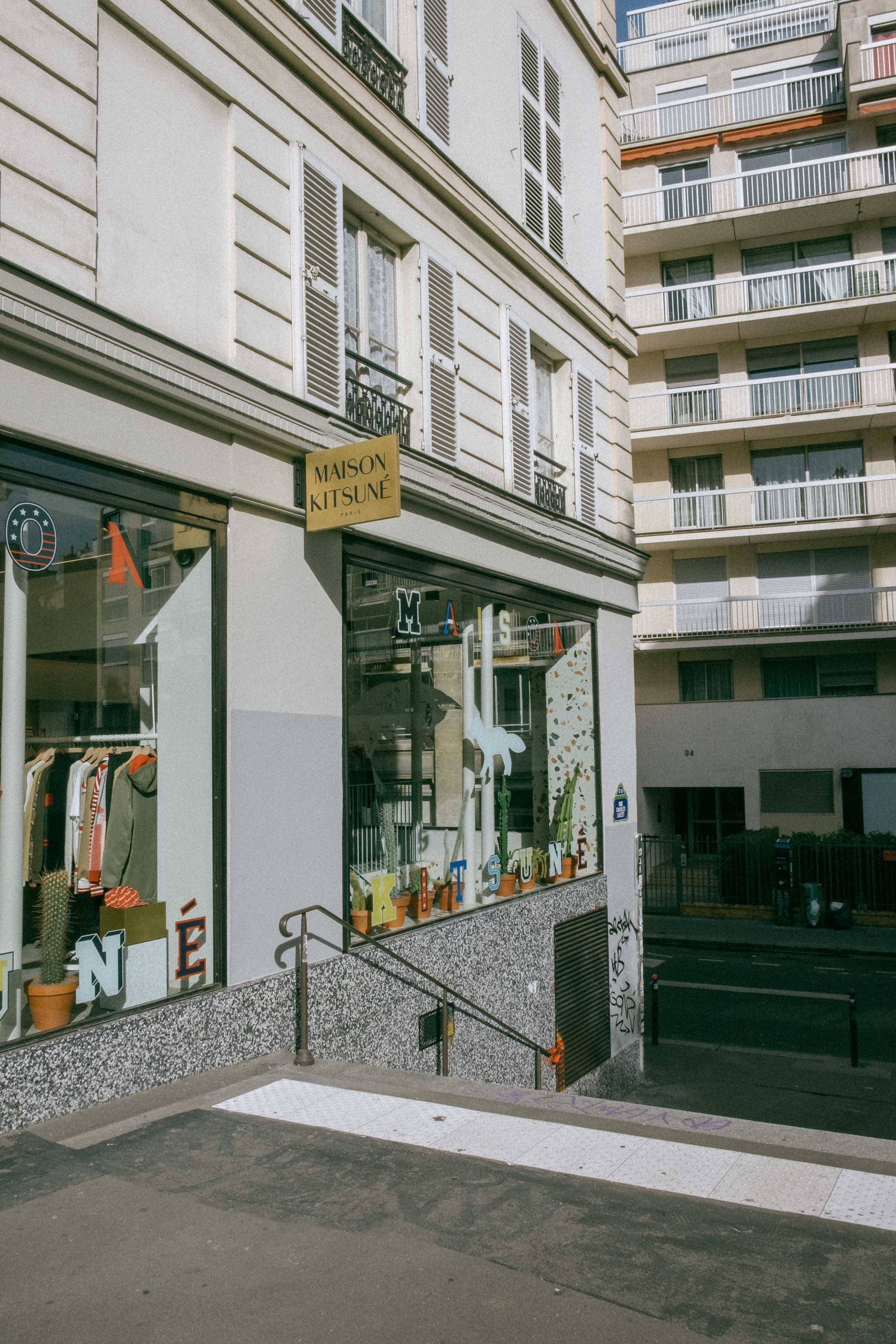 Maison Kitsuné boutique in Le Marais Paris