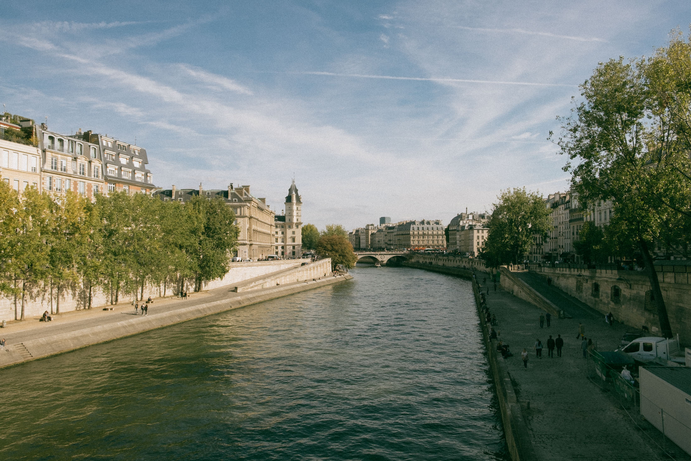 The Seine river in Paris