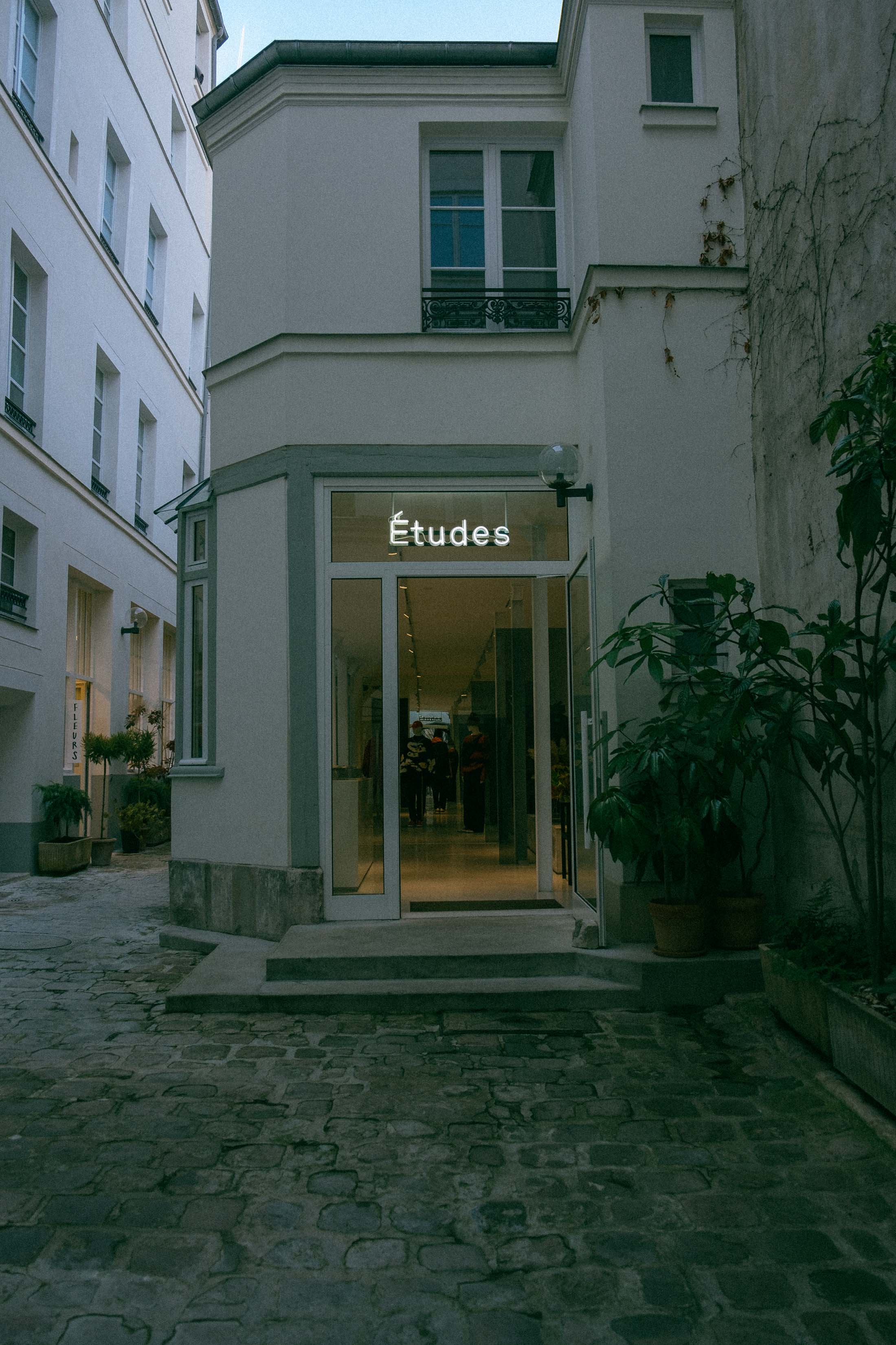 The Études boutique in Le Marais Paris