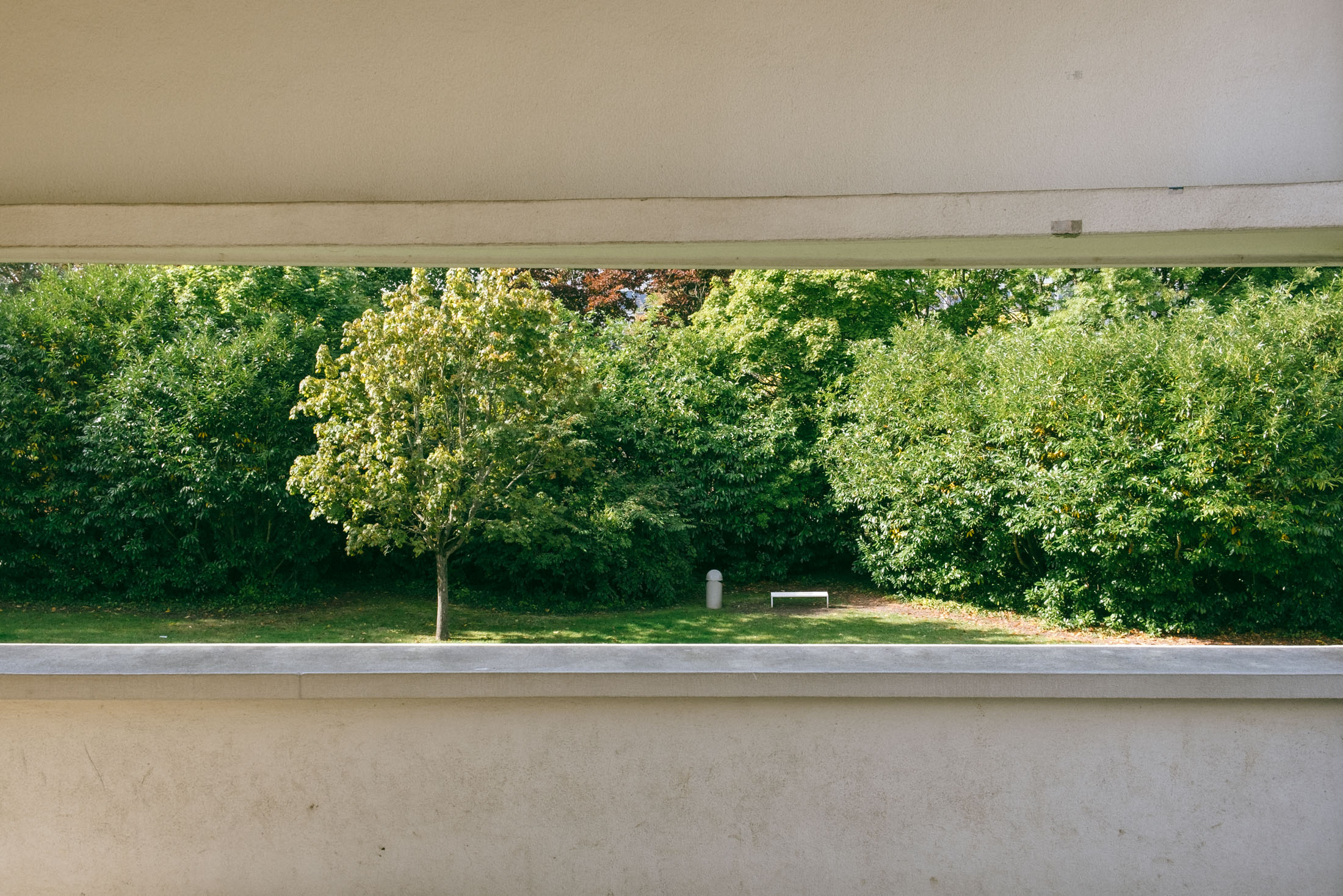 Wide windows at Le Corbusier's Villa Savoye