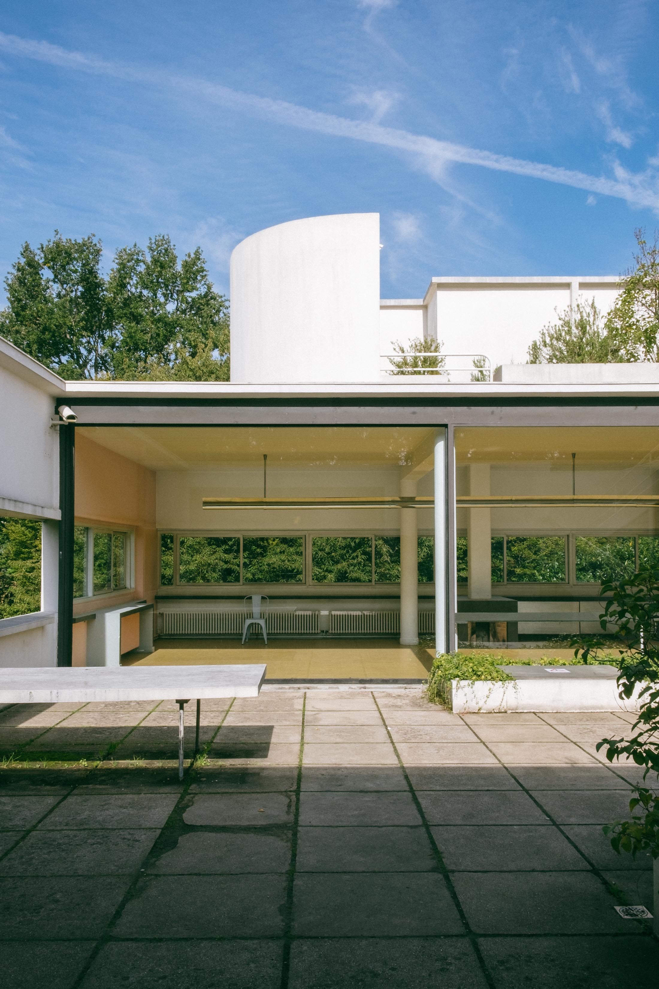 Terrace Roof in Le Corbusier's Villa Savoye